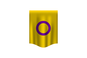 Intersex Flag Banner flag