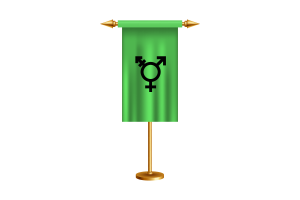 Israeli Transgender Ceremonial Flag Vector Free flag