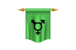 Israeli Transgender Flag Royal Banner flag