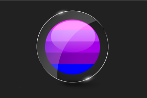 Jennifer Pellinen's Transgender Flag Glossy Round Button flag