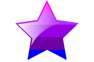 Jennifer Pellinen's Transgender Flag Star Icon flag