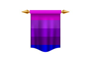 Jennifer Pellinen's Transgender Flag Royal Banner flag