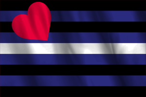 National Flag of Leather pride flag
