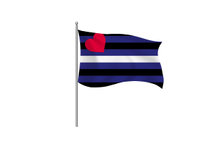 Leather pride Flag symbol flag