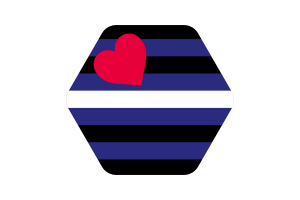 Leather pride Flag Vector Illustration flag