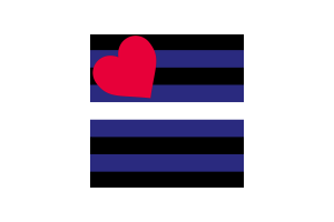 Leather pride Flag Clipart flag