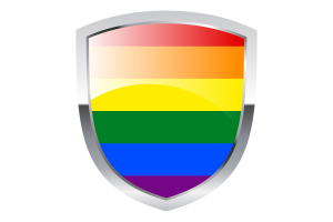 Nationale Flagge von LGBT Clipart flag