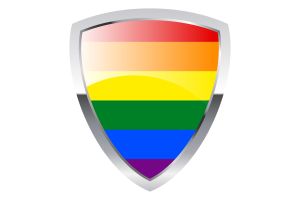 LGBT Schildflagge flag