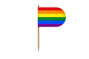LGBT-Flagge für Schreibtisch, Tisch flag