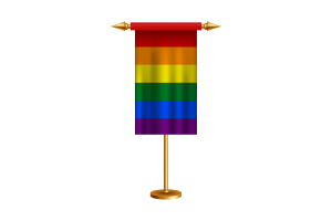 LGBT Zeremonielle Flagge Vektor kostenlos flag