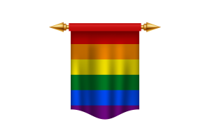 LGBT-Flagge königliches Banner flag