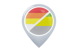 Lithromantic Flag Map Pin Icon flag