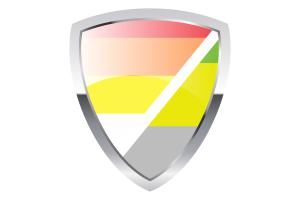 Lithromantic Shield Flag flag