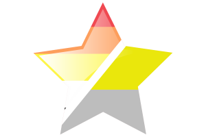 Lithromantic Flag Star Icon flag