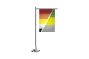 3d Lithromantic Standing Flag flag