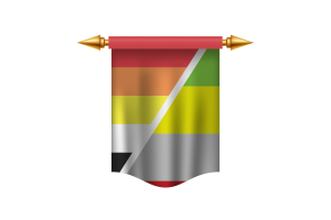 Lithromantic Flag Royal Banner flag