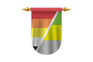 Lithromantic Flag Emblem Vector Images flag