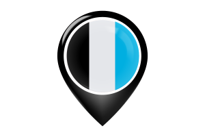 Mascic Flag Map Pin Icon flag