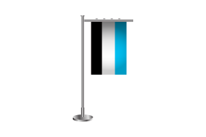 3d Mascic Standing Flag flag