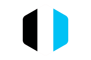 Mascic Flag Rounded Hexagon Shape flag