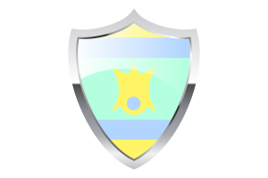 Nofinsexual Flag with Medieval Heater Shield flag