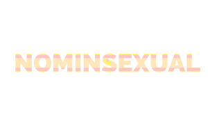 Nominsexual Text Art flag