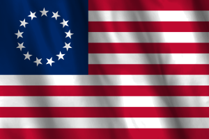National Flag of Betsy Ross flag