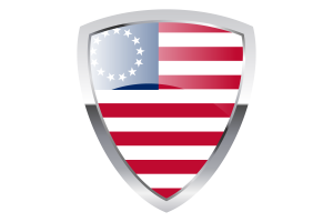 Betsy Ross Shield Flag flag