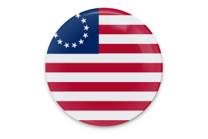 Betsy Ross Flag Vector Art flag