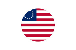 Betsy Ross Flag Circle Vector Free flag