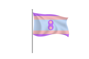 Symbol Flagi Noninsexual flag