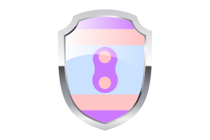 Logo tarczy Noninsexual flag
