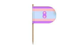Flaga Noninsexual na biurko, stół flag