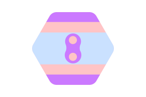 Wektorowa ilustracja flagi Noninsexual flag