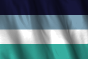 National Flag of Oriented Aroace flag