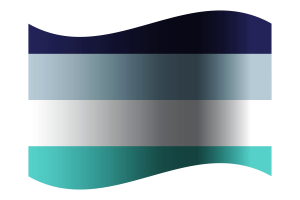 Oriented Aroace Flag flag