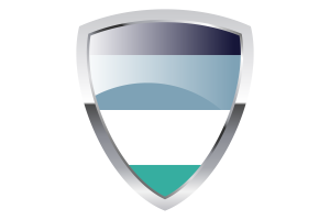 Oriented Aroace Shield Flag flag