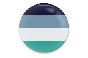 Oriented Aroace Flag Vector Art flag