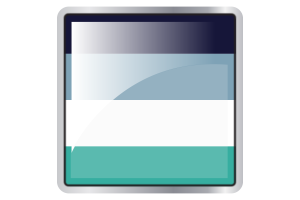 Oriented Aroace Flag Square icon flag