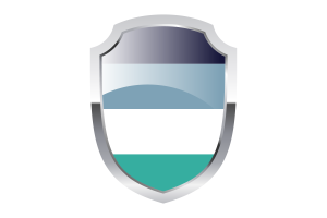 Oriented Aroace Shield Logo flag