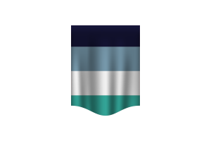 Oriented Aroace Flag Banner flag