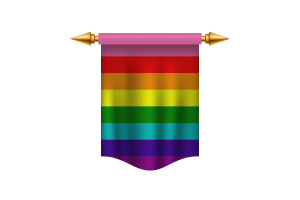 Rainbow Flag Royal Banner flag