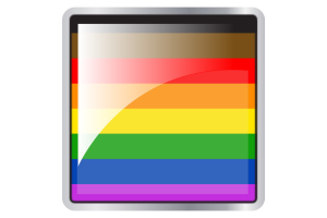 Poc Pride Flag Square icon flag