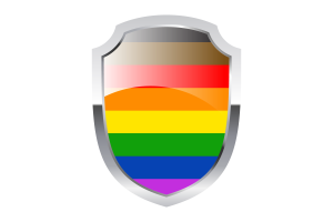 Poc Pride Shield Logo flag