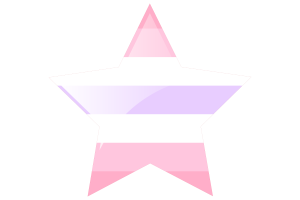 Ikona gwiazdy flagi pomoseksualnej flag