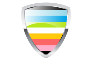 Queer Shield Flag flag