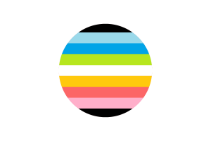 Queer Flag Circle Vector Free flag
