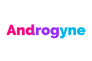 Androgyne Text Art flag