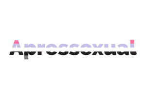 Apressexual Text Art flag