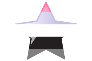 Apressexual Flag Star Icon flag